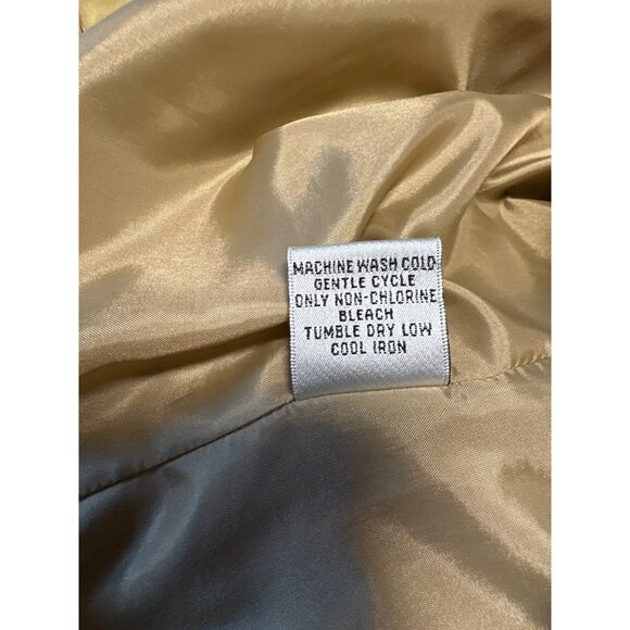 Talbots Crinkle Cotton Long Sleeve Full Zip & Snap Jacket Size 16 - Picture 7 of 9